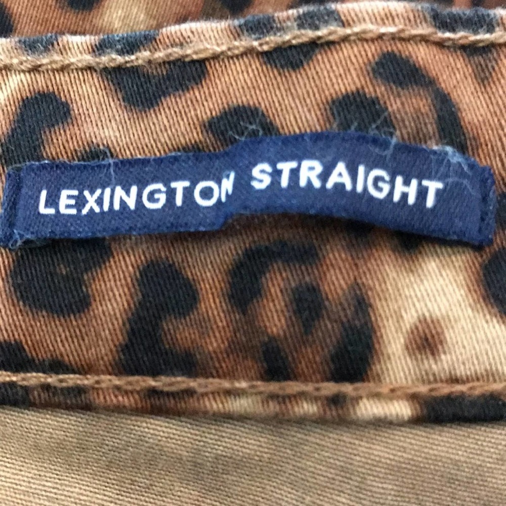 Charter Club Lexington of straight pants, neutral cmb, leopard print siz… - Picture 10 of 11